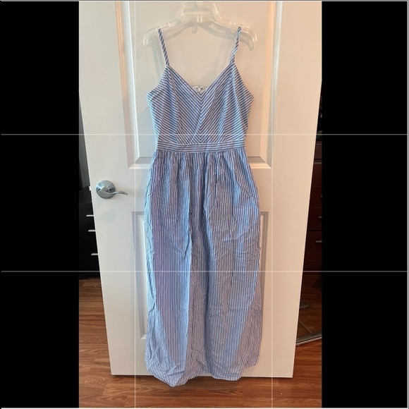 Loft Outlet Blue & White Stripe Maxi Dress - Picture 2 of 16